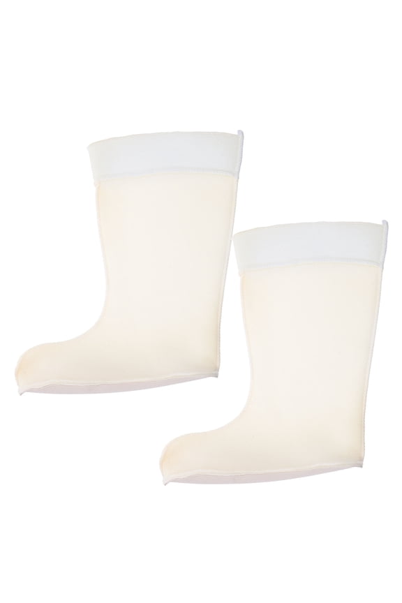 1Pair Soft Winter Boot Liners with Breathable Cotton Velvet Warm Liner Socks for Rain and Snow Boots