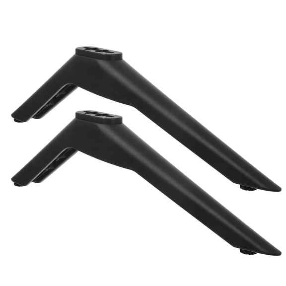 LOLIPPYY 1Pair Space Saving Black TV Base Pedestal Feet Replacement for 43 to 65 Inch Tabletop Stand
