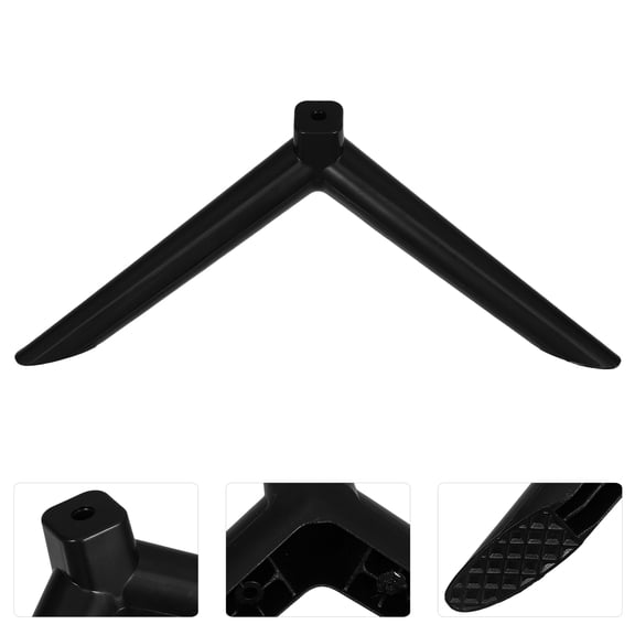LOLIPPYY 1Pair Universal Black TV Stand Base Pedestal Stable Support for Home Theaters and Flat Screen Televisions
