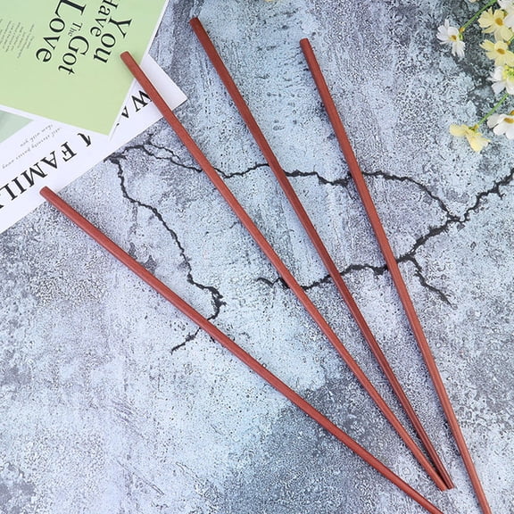 LOLIPPYY 1Pair Wooden Cooking Chopsticks for Frying and Hot Pot with Classic Design