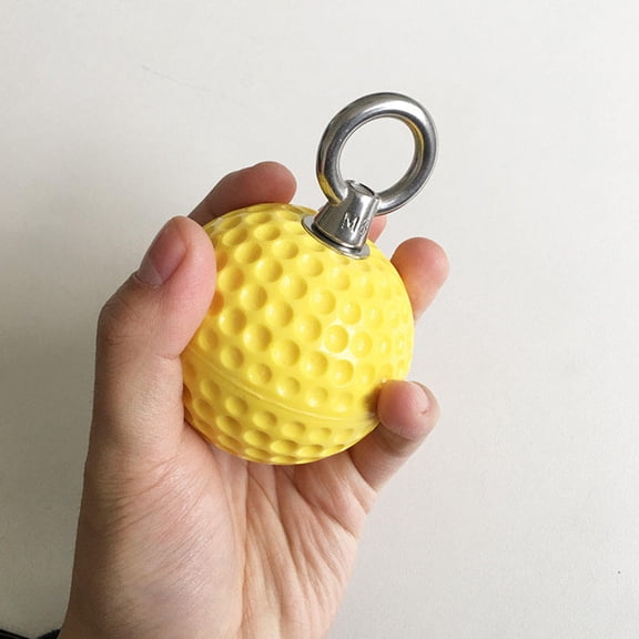 LOLIPPYY 1 Pair Yellow Pull-Up Hanging Straps with Anti-Skid Grip for Home Gym Workout and Exercise Training Accessories