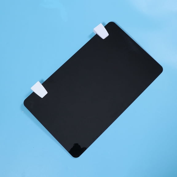 LOLIPPYY 1Pc Acrylic Office Partition Board Black Desktop Baffle for Private Workstation