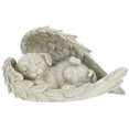 thumbnail image 1 of LOLIPPYY 1Pc Angel Dog Statue with Wings Outdoor Garden Ornament Decorative Dog Sculpture, 1 of 7