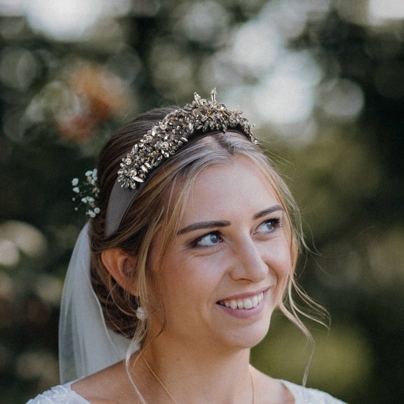 LOLIPPYY 1Pc Baroque Style Woman Headband Black Lightweight Comfortable Hair Ornament for Face Care