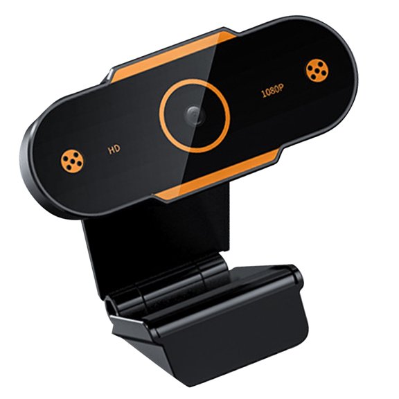 LOLIPPYY 1Pc Black High Definition Web Camera with Built in Microphone for Computer Use