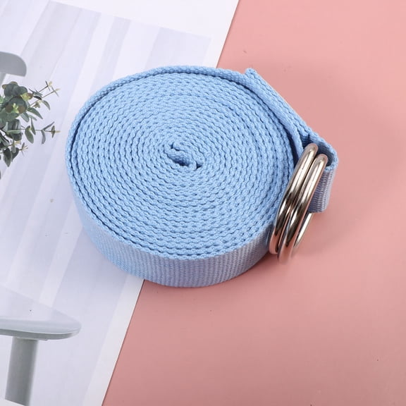 LOLIPPYY 1Pc Blue Yoga Band for Stretching Resistance and Strength Training At Home Or Outdoors