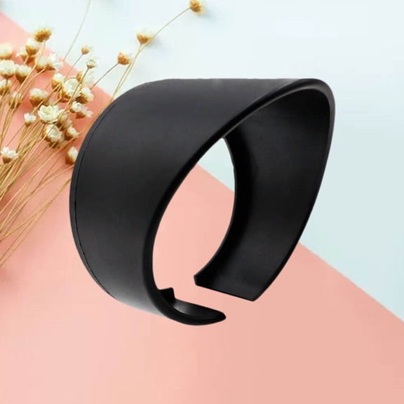 LOLIPPYY 1Pc Car Dashboard Sun Shade Black Plastic Gauge Cover Visor Cap Practical Accessory