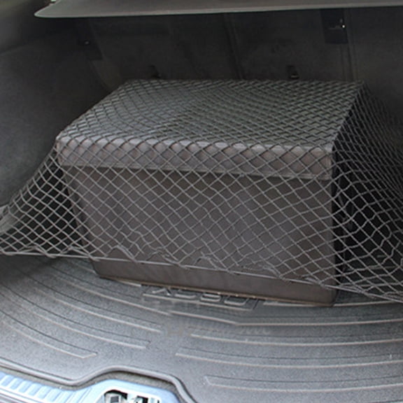 LOLIPPYY Car Cargo Mesh Net for Secure Trunk Storage and Space Saving in SUVs and Cars, and Easy to Install