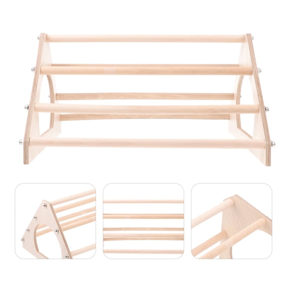 LOLIPPYY 1Pc Light Brown Wooden Chicken Brooder Perch for Pet Owners, and Practical Use