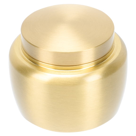 LOLIPPYY Copper Storage Tank Incense Powder Container Decorative Tea Jar for Home Decor 1Pc