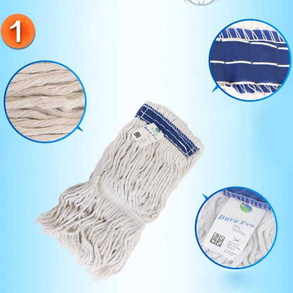 LOLIPPYY 1Pc Cotton Mop Cloth Replacement Practical Cleaning Mop Accessories for Wood Tile and Bathtub