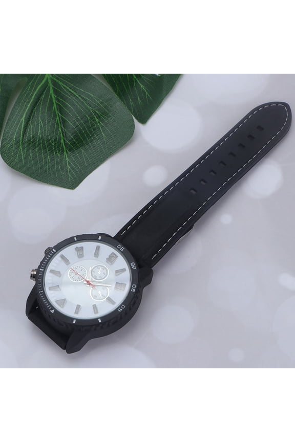 1Pc Couple Watch White Fashion Quartz Wrist Luminous Design Durable Gift for Valentine