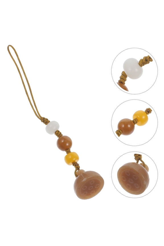 1Pc Decorations for Mobile Phone Seedpod Pendant Keychain for Family