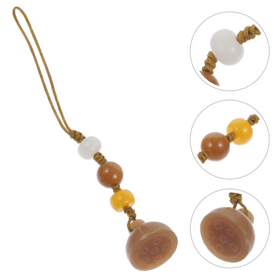 LOLIPPYY 1Pc Decorations for Mobile Phone Seedpod Pendant Keychain for Family