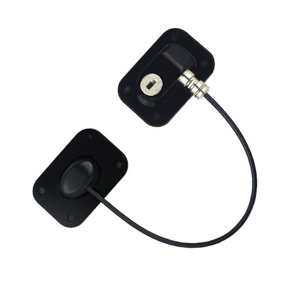 LOLIPPYY 1Pc Door Chain Locks Black Anti-Theft Safety Latch Made with Durable ABS Alloy