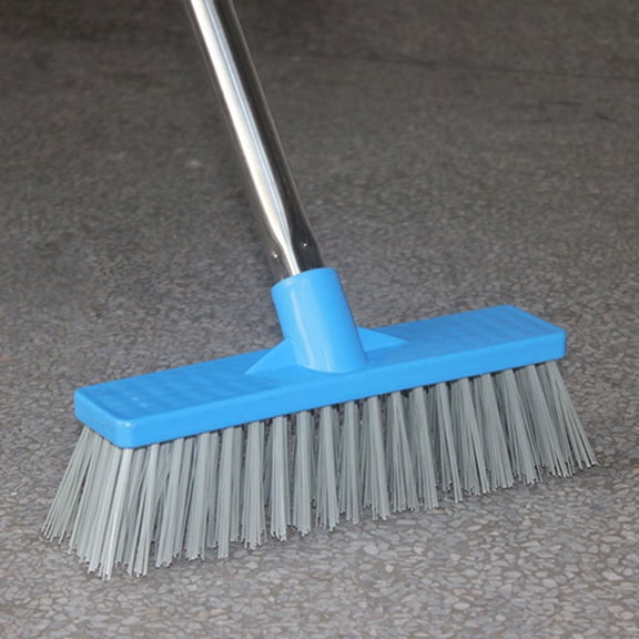 LOLIPPYY 1Pc Durable Blue Broom Brush Head for Home Kitchen Floor Sweeper Replacement