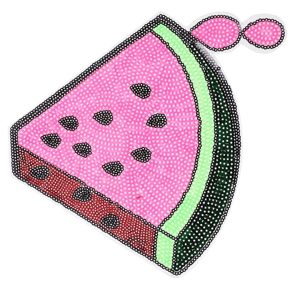 LOLIPPYY 1Pc Durable Pink Watermelon Clothing Patch Sticker Handmade for Creative Clothing Decoration