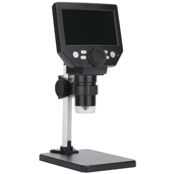 LOLIPPYY 1Pc Electronic Microscope Black for Detecting Jewelry and Minerals with LED and LCD Screen