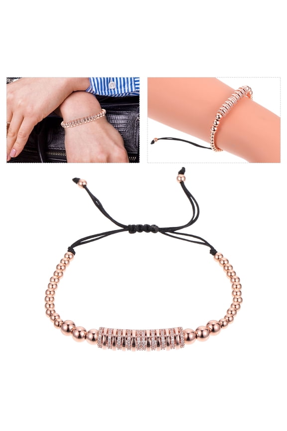 1Pc Golden Copper Wristband Fashion Hand Decor Gift for Anniversary Or Wedding