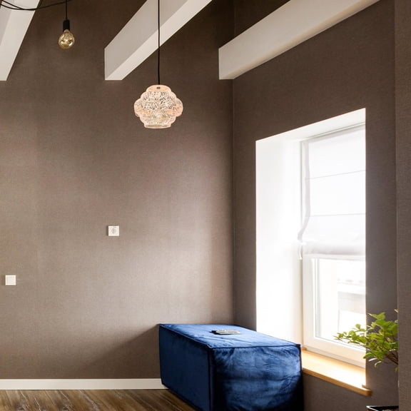 LOLIPPYY 1Pc Golden Metal Light Shell Cover Ideal for Home Use Lampshade Decor