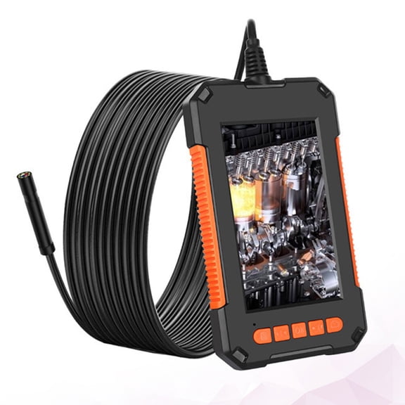 LOLIPPYY 1Pc Handheld Digital Borescope with Adjustable LED Lights and Waterproof Design for Repairing and Inspection