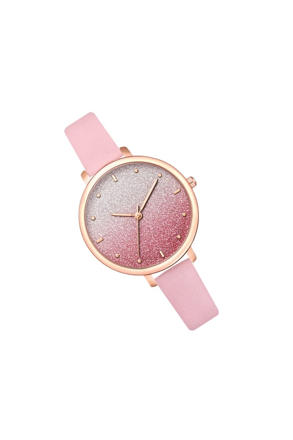 Women's Quartz Casual Wrist Watch, Stylish Lady Watch with Materials, Elegant and Comfortable Design