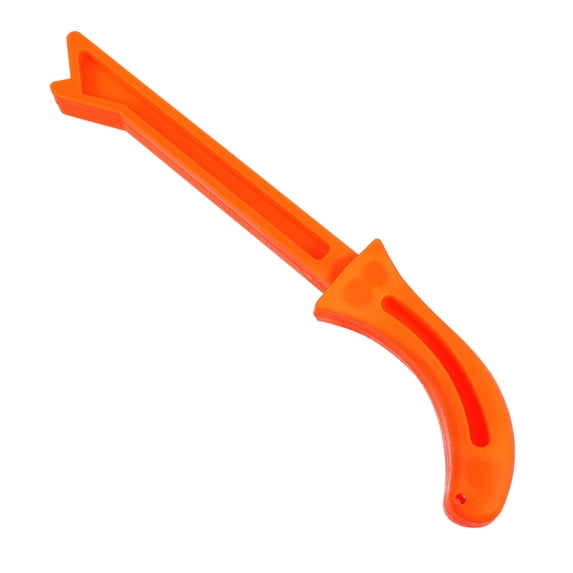 LOLIPPYY Lightweight Orange Woodworking Push Block with Wear-Resistant PP for Carpentry and Utility Use