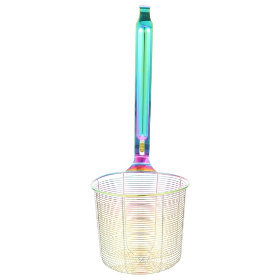 LOLIPPYY Stainless Steel Colander with Handle, Multi-Purpose Cooking Strainer for Kitchen Use, 1 Piece