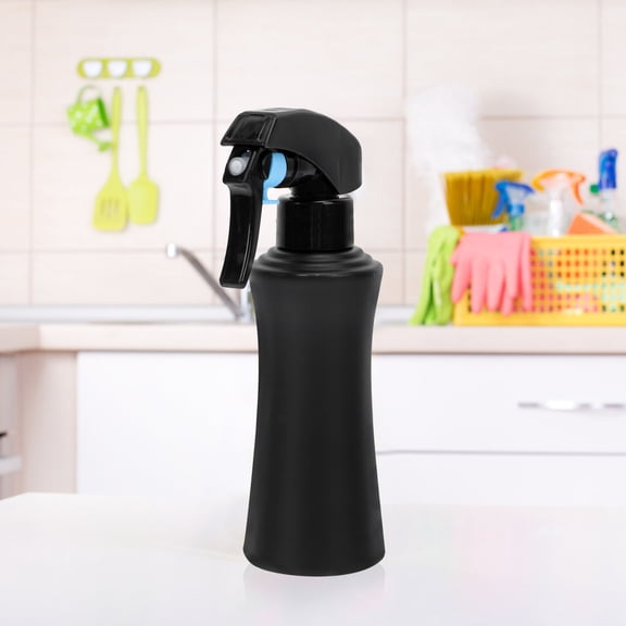 LOLIPPYY 1Pc Multifunctional Black Watering Pot with Pressurized Nozzle for Hair and Home