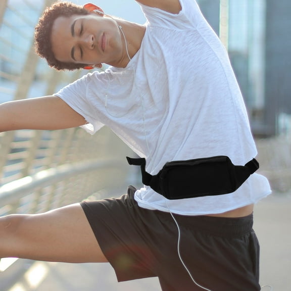 LOLIPPYY 1Pc Multifunctional Phone Waist Pack Black for Sports