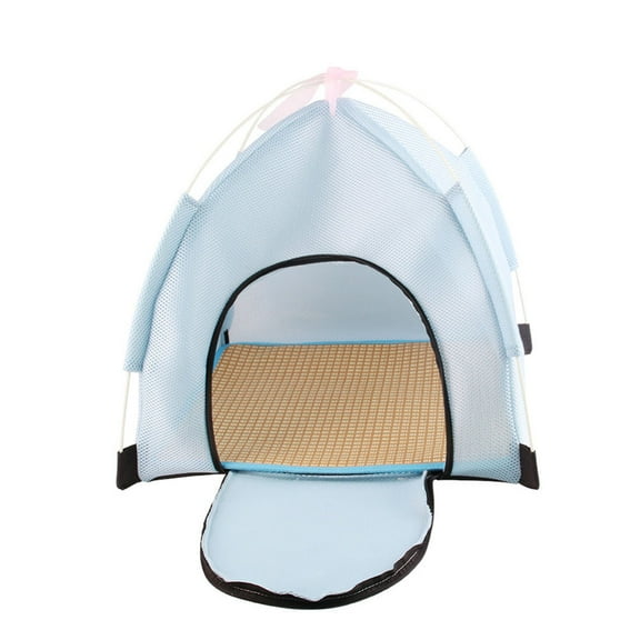 LOLIPPYY 1Pc Portable Outdoor Pet Tent Practical Rain-proof Small Pet Tent Foldable Pet Tent Sunscreen Tent Pet Supplies for Outside(Yellow)