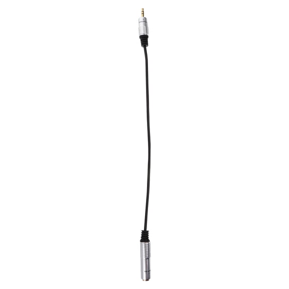 LOLIPPYY Metal Stereo Audio Adapter Cable 6.35mm Female to 3.5mm Male 0.