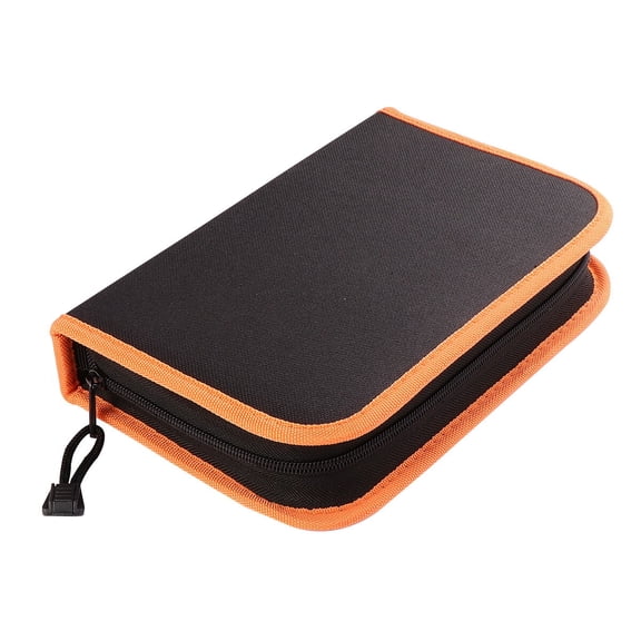 LOLIPPYY 1Pc Pumpkin Carving Storage Bag Black Professional Organizer with Smooth Zipper Closure