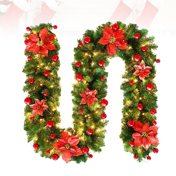 LOLIPPYY 1Pc Red Outdoor String Lights Xmas Tree Vine with Low Power Consumption