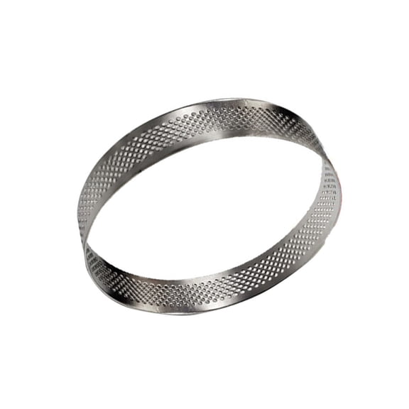 LOLIPPYY Round Baking Mold Tart Shell, 1Pc Stainless Steel Oxidation Resistant Bakeware for Perfect Pastries