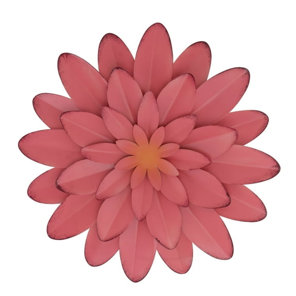 LOLIPPYY 1Pc Simulation Flower Decor Iron Craft Pendant Hanging Wall Ornament for Scene Decor