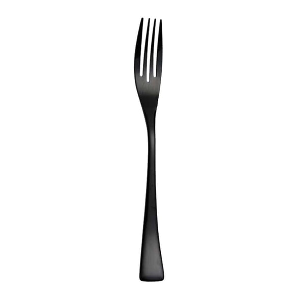 LOLIPPYY 1Pc Stainless Steel Black Table Fork Perfect for Serving Meat Steak At Home Office