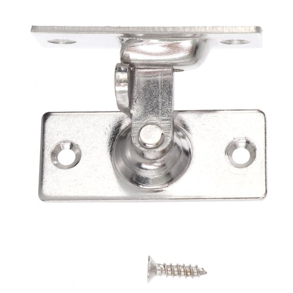 LOLIPPYY Stainless Steel Door Latch Bolt 90 Degree, 1 Piece, Plated Finish for Indoor and Outdoor Door Security
