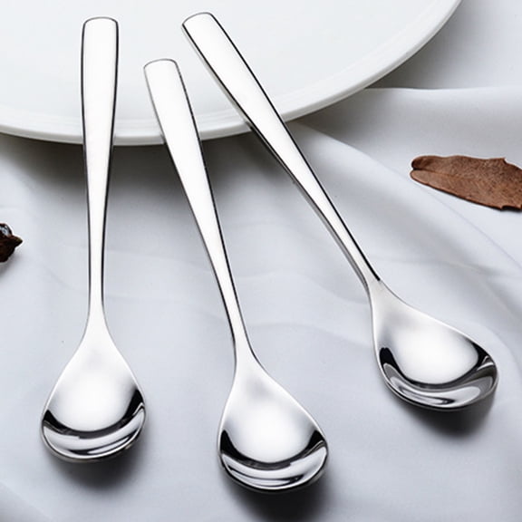 LOLIPPYY Stainless Steel Teaspoon 1Pc Smooth Polished Design with Anti-Rust Finish