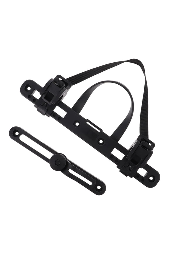 1Pc Sturdy Black Nylon Bike Luggage Buckle Adjustable Rotating Bundling Fastening Tool