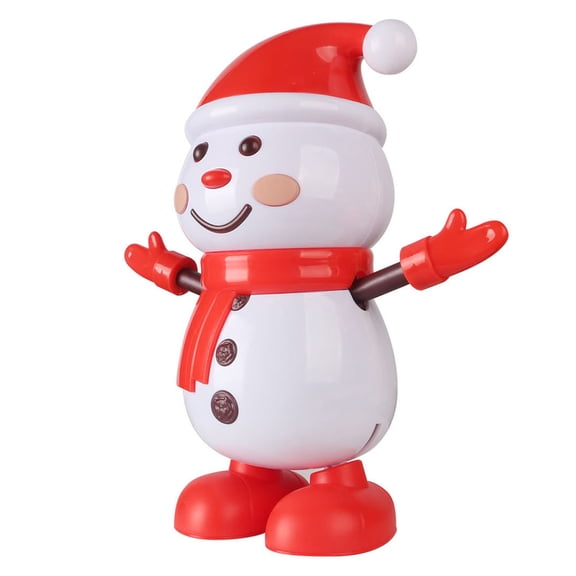LOLIPPYY 1Pc Stylish Snowman Robot with Music and Swing Feature for Xmas Home Accent