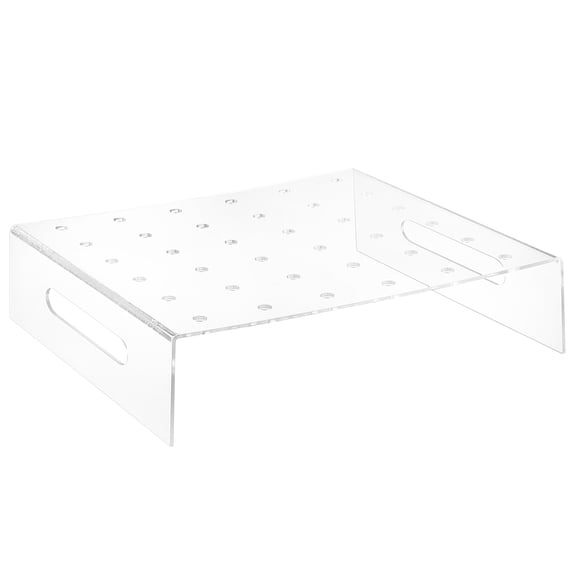 YOSADIER 1Pc Acrylic Lollipop Stand with 36 Holes Clear Dessert Display Platform for Cake Storage