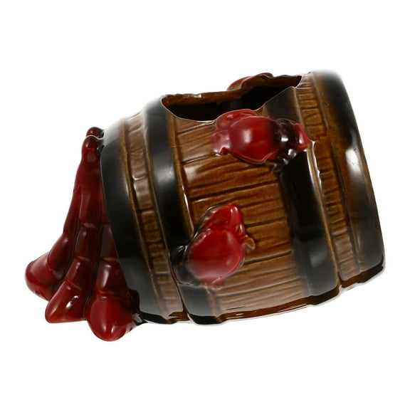 LOLIPPYY 1Pc Unique Hermit Crab Ceramic Wine Cup for Bars and Restaurants with Delicate Design