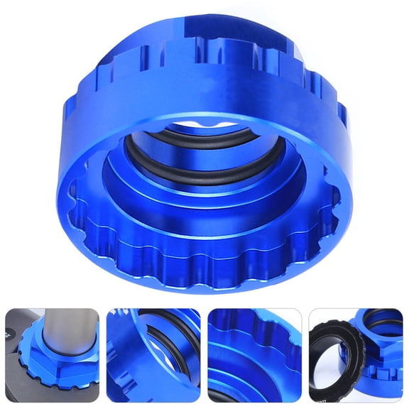LOLIPPYY Universal Bike Crank Removal Tool 1Pc Aluminum Alloy for Round Cranks and Lightweight