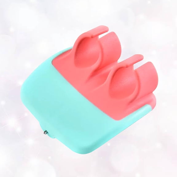 LOLIPPYY Violet Kitchen Finger Peeler with Silicone Grip and Stainless Steel Blade for Easy Vegetable and Fruit Peeling