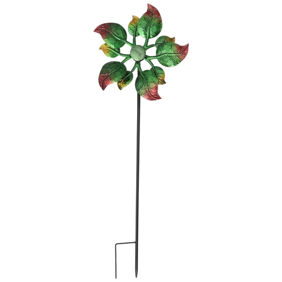 LOLIPPYY Decorative Iron Pinwheel Windmill for Garden, Yard, Outdoor Patio, Courtyard - 1 Piece Ornament