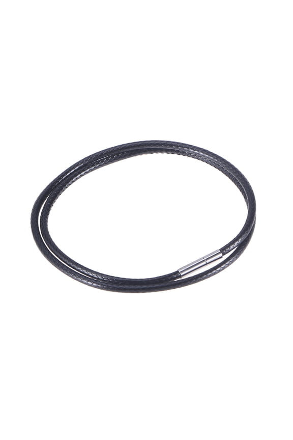 1Pcs Black Waxed Cord Necklace String for Women Fashion Jewelry DIY Crafts Mother's Day