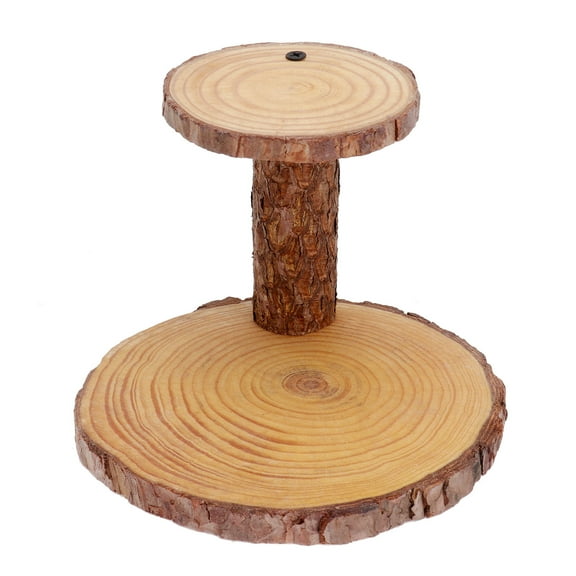 LOLIPPYY 1Pcs Decorative Flower Shelf Multi-layer Coffee Wooden Rack For Office Use