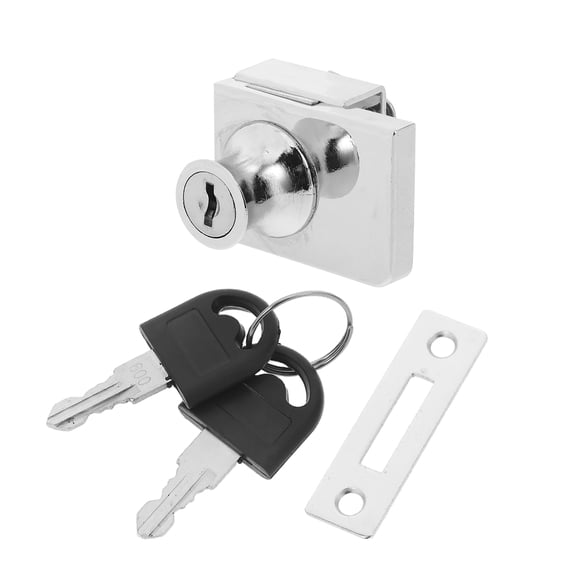 LOLIPPYY Desk Drawer Lock with Key, Zinc Alloy, 1 Piece for Use and Office Furniture