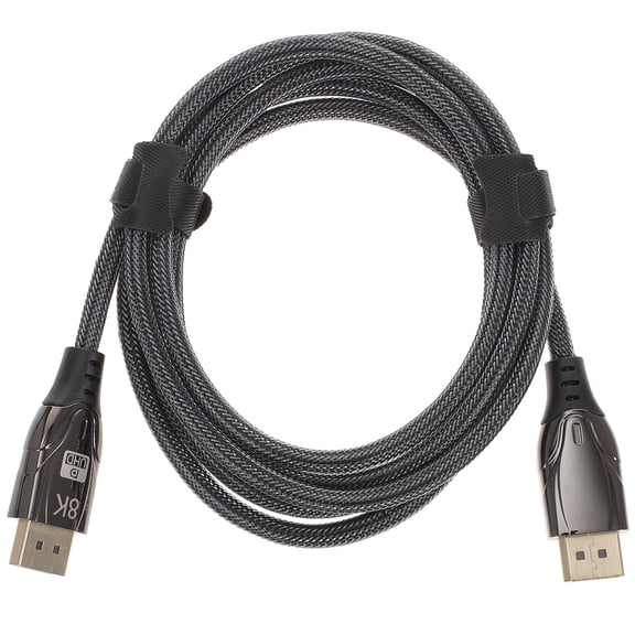 LOLIPPYY 1Pcs DisplayPort Cable for Monitor Video Signal Transmission 32.4Gbps Bandwidth 8K@60Hz Refresh Rate 6.56Ft